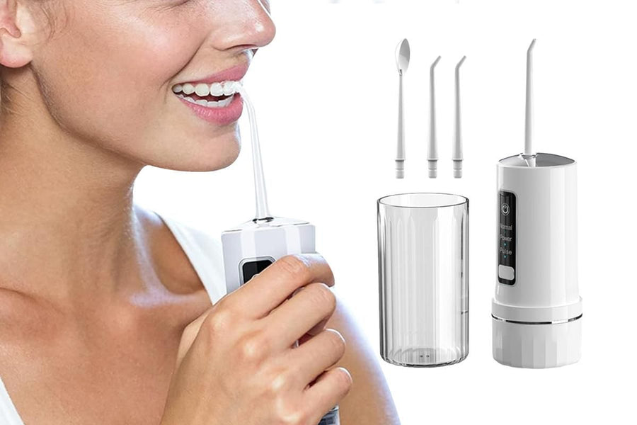 Cordless Electric Dental Oral Irrigator Water Flosser Teeth Cleaner