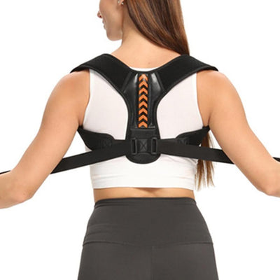 Posture Corrector Back Brace for Women and Men Adjustable Upper Shoulder Back Support Brace -Orange