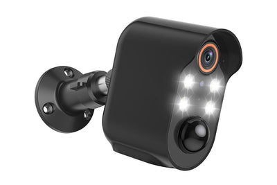 Wireless Security Camera with AI Motion Detection Real Time Notifications Waterproof -Black
