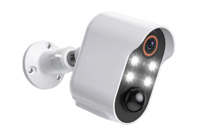 Wireless Security Camera with AI Motion Detection Real Time Notifications Waterproof -White