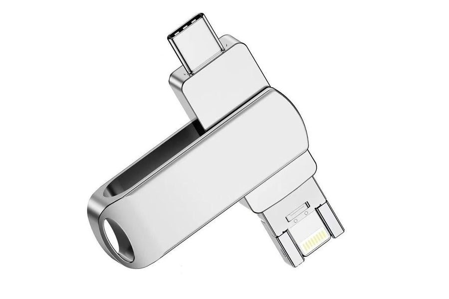 4 in 1 USB Flash Drive Photo Stick USB 3.0 Memory Stick Storage for Photos Backup -Rotating USB Flash Drive 1TB