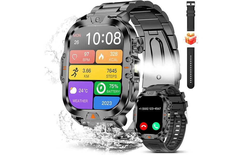 Smart Watch 100+ Sports Modes Fitness Smart Watch IP68 Waterproof Watch