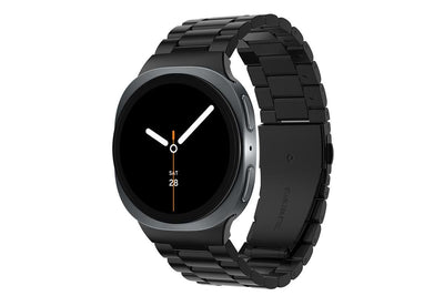 Metal Replacement Watch Band for Samsung Galaxy Watch 8 40 44 46mm-Black