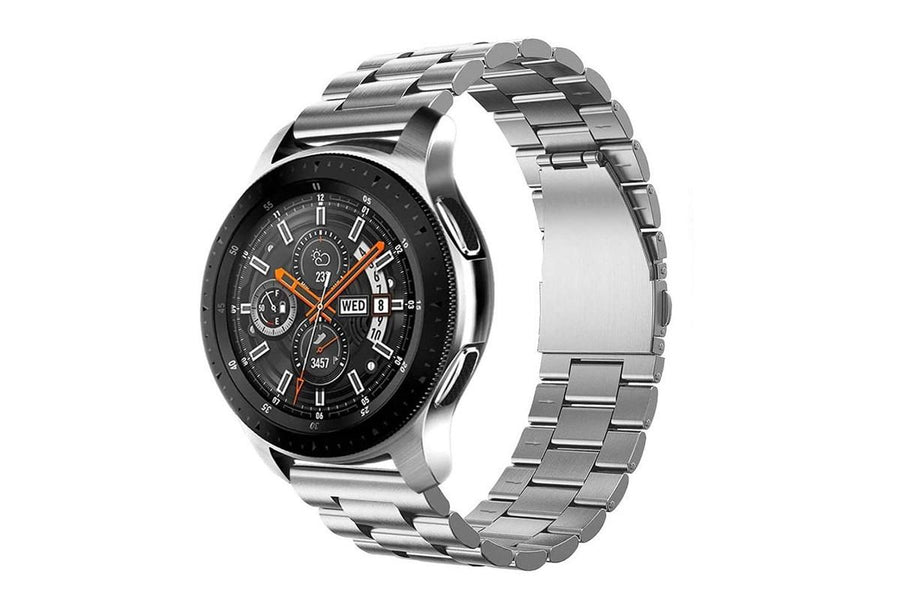 Stainless Steel Replacement Band for Samsung Gear S3 Strap-Silver 20mm