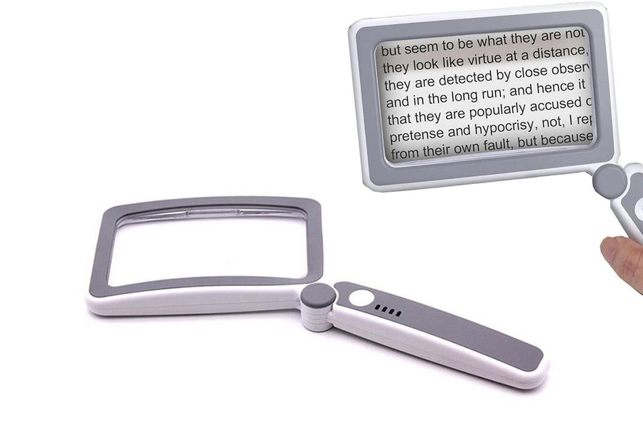 5x Magnifier Magnifying Glass With 10 LEDs Light Reading Gifts For Elderly For Book Christmas Birthday Gifts