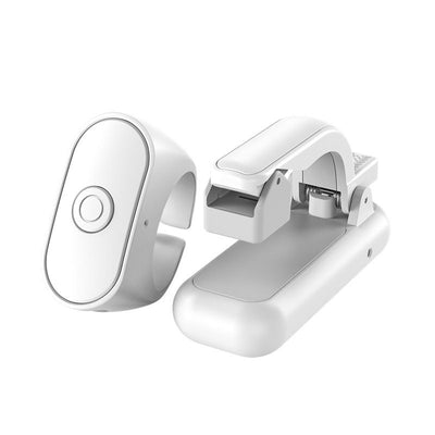Portable Hands-Free Kindle Page Turner Remote Control - White