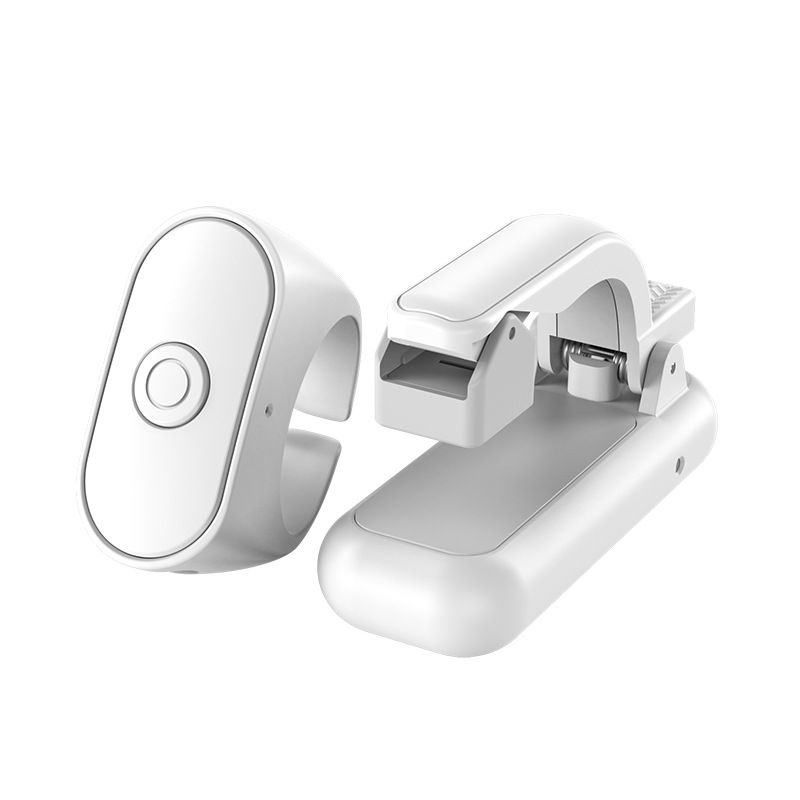 Portable Hands-Free Kindle Page Turner Remote Control - White