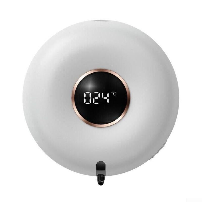 280ml Wall Mounted Foam Soap Dispenser Induction Charging Adjustable Foam Output White