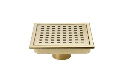 304 Stainless Steel Floor Drain, For Toilet Shower Room - Gold
