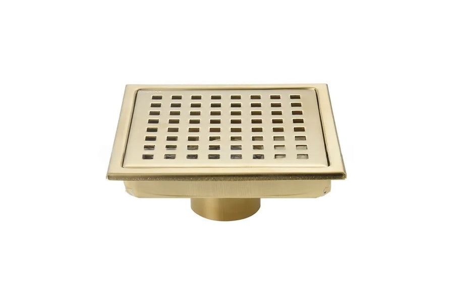304 Stainless Steel Floor Drain, For Toilet Shower Room - Gold