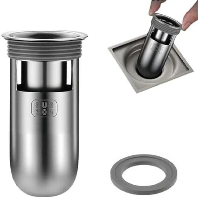 Stainless Steel 304 Bathroom Deodorant Floor Drain Depth Drain Plug
