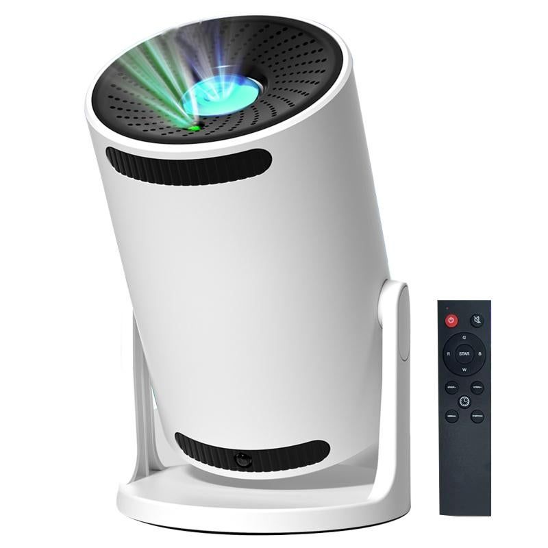 LED Starry Sky Projector Light Bedroom Ambient Light USB Night Light Bluetooth Speaker: White