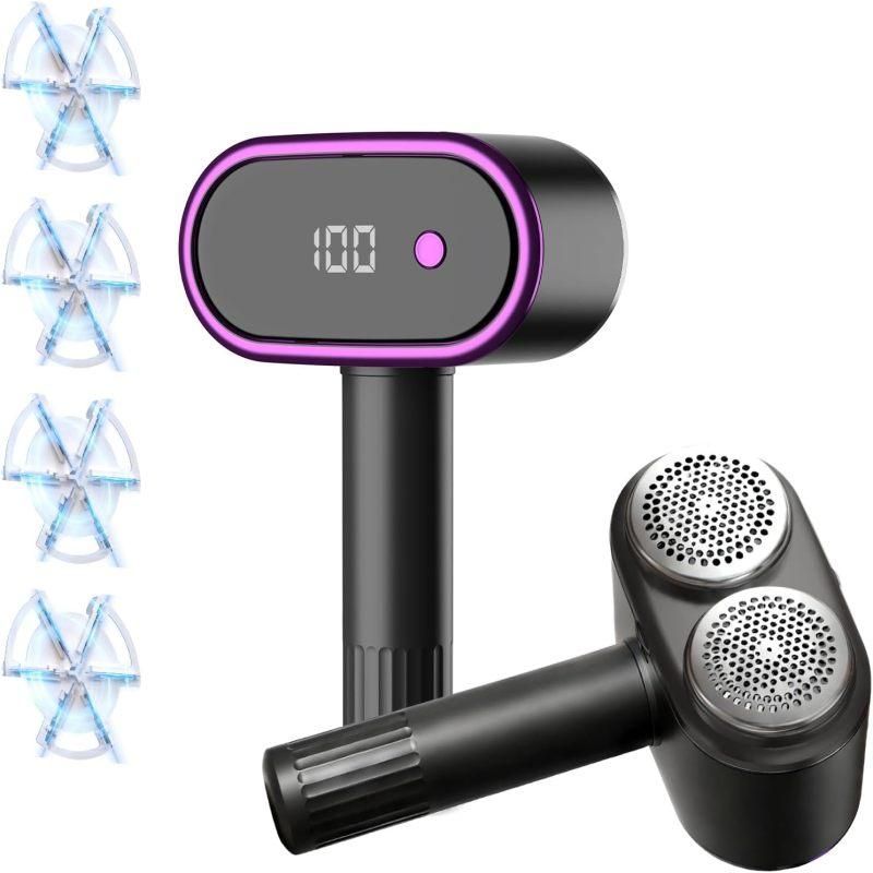 Fabric Shaver Lint Remover – 2 B 5-Speed USB-C Rechargeable for Clothes, Sweaters