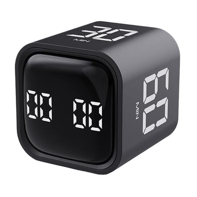 Bucket timer, rotating timer, 5/10/30/60 minutes and custom countdown(black)