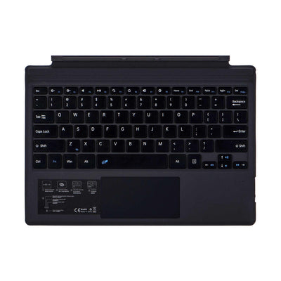 Bluetooth Tablet Keyboard with Touchpad for Surface Pro 5 Pro 6 Pro 7 Pro 7 Plus 12.3 Inch Black