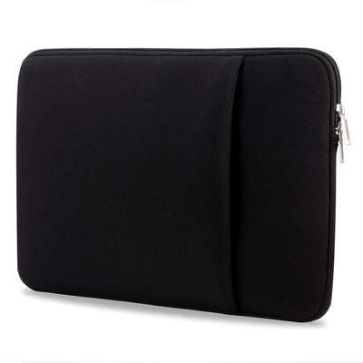 Laptop Sleeve Soft Zipper Pouch 13in Laptop Bag Replaent for MacBook Air Pro Ultrabook, Black