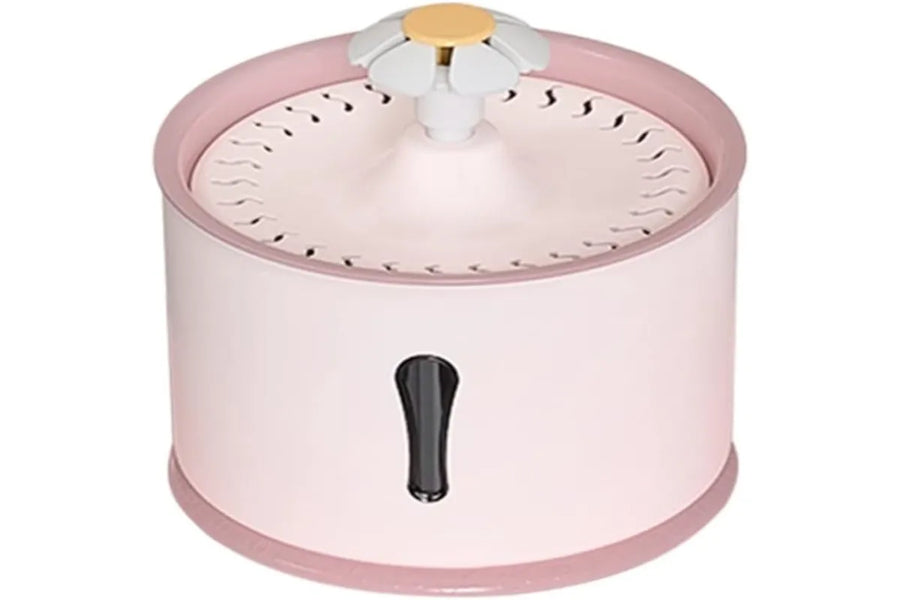 2L Cat Water Fountain Automatic Circulation Cat Water Dispenser with 5-Stage Filtration(Pink)