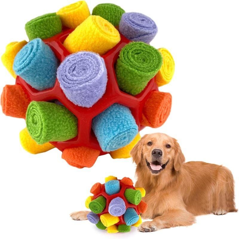 Dog Ball Interactive Pet Puzzle Toy Snuffle Feeding Ball