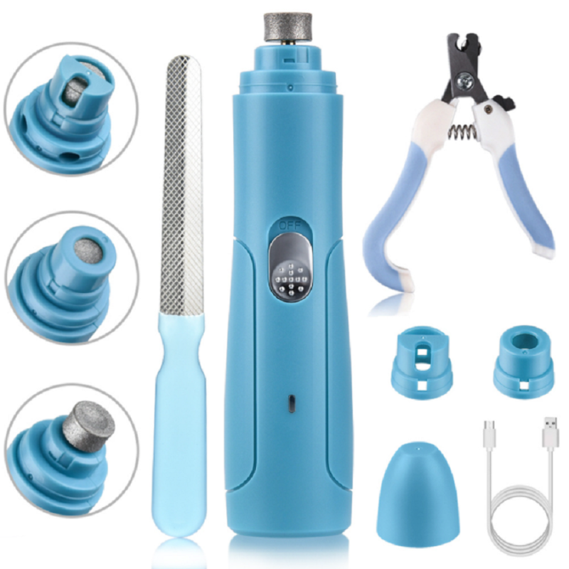 Electric Dog Nail Clippers for Dog Nail Grinders Rechargeable USB Charging Pet Quiet Cat Paws Nail