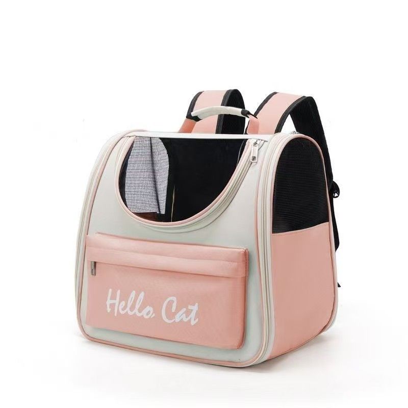 Pet Carrier Backpack Breathable Large ty Cat Travel Bag Pink