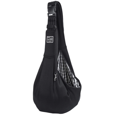 Pet Carrier Sling for Small Dogs, Pet Carrier Bags Dog Purse with Shoudler Strap(Black)