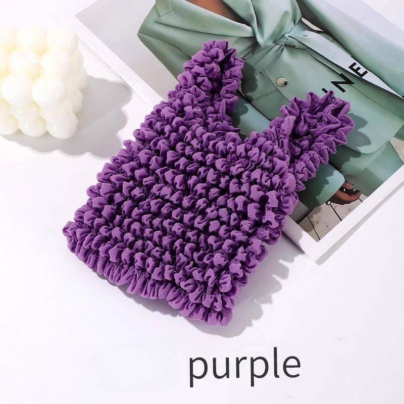 Magic Storage Bag, Multi-scene Organizer for Travel, Cosmetics, Kitchen, Desk, Bedroom & Living Room - Purple