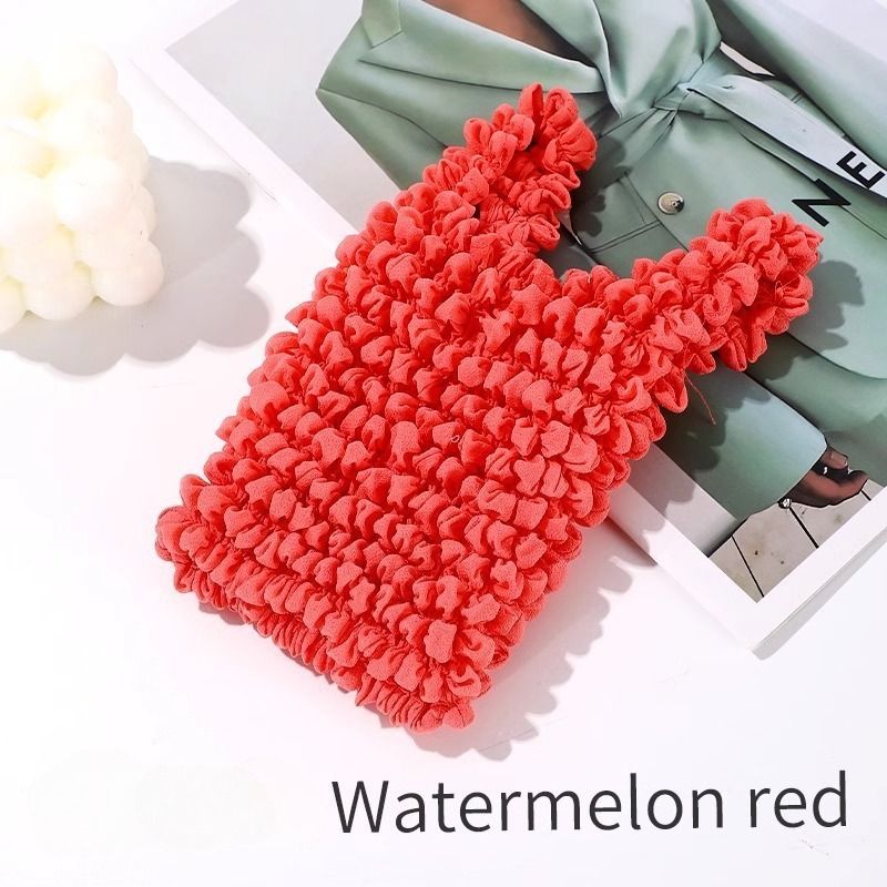 Magic Storage Bag, Multi-scene Organizer for Travel, Cosmetics, Kitchen, Desk, Bedroom & Living Room - Watermelon Red