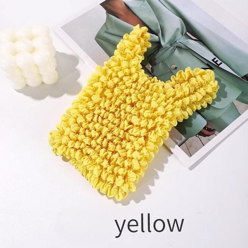 Magic Storage Bag, Multi-scene Organizer for Travel, Cosmetics, Kitchen, Desk, Bedroom & Living Room - Yellow