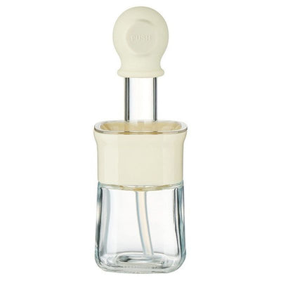 Integrated Oil Storage Silicone Oil Brush Bottle, Food-Grade Heat-Resistant Oil Dispensing Brush for Baking, BBQ—White