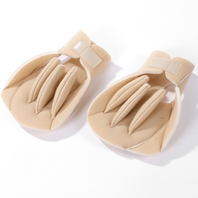 Finger Separator and Palm Support Pad, Adjustable Hook-and-Loop Hand Cushion for Fatigue Relief—Pack of 1 Pair