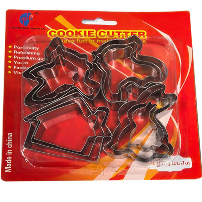 Stainless Steel Cookie Cutter Sets, DIY Press Baking Molds for Homemade Cookies & Pastries—Animal Shapes, 12-Piece Set