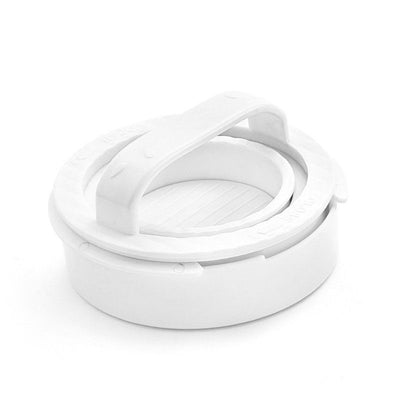 Detachable Hamburger Patty Press Mold, Homemade Beef Burger Maker DIY Kitchen Tool—White