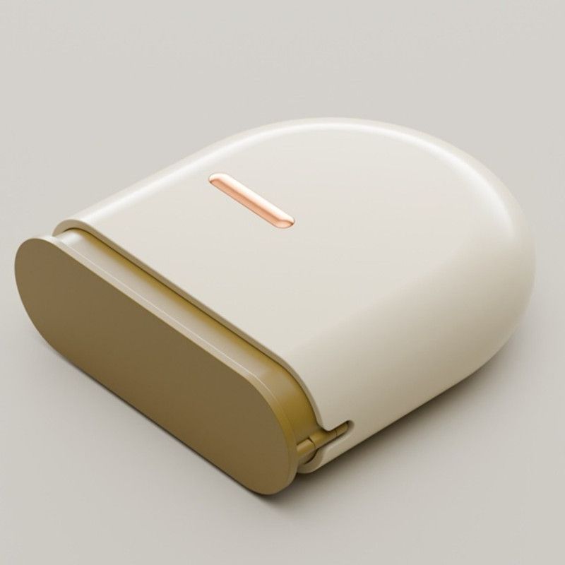 Portable Ventilated Retainer Case, Orthodontic Invisible Braces & Denture Storage Box With Tool Compartment—Beige