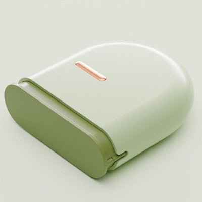 Portable Ventilated Retainer Case, Orthodontic Invisible Braces & Denture Storage Box With Tool Compartment—Green