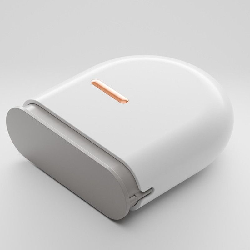 Portable Ventilated Retainer Case, Orthodontic Invisible Braces & Denture Storage Box With Tool Compartment—White