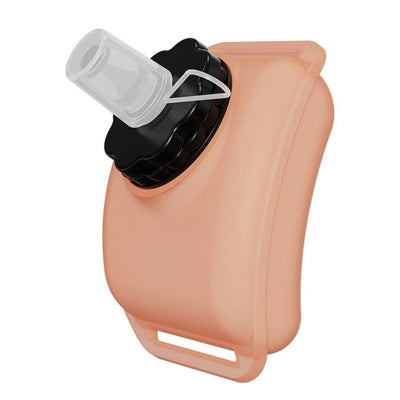 Silicone Wrist-Worn Sports Water Bottle, 200ml Portable Soft Water Cup for Cycling, Running, and Hiking—Pink