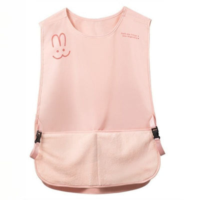 Sleeveless Vest-Style Waterproof and Oil-Resistant Apron, Washable Aprons for Home Kitchens—Pink