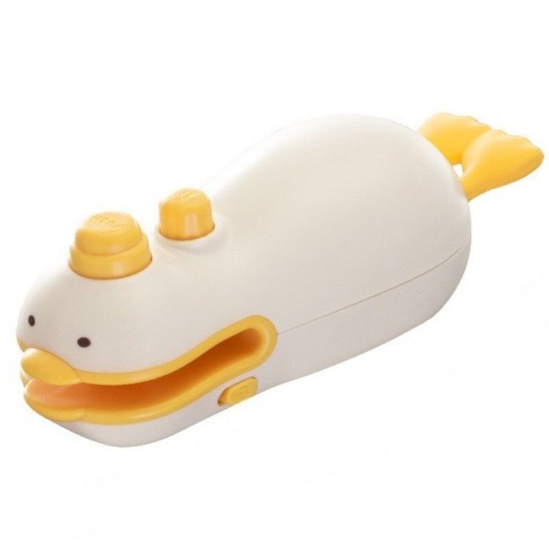 Cute Duck Magnetic Mini Heat Sealer, Rechargeable Portable 2-in-1 Sealer & Cutter For Snack Plastic Bags