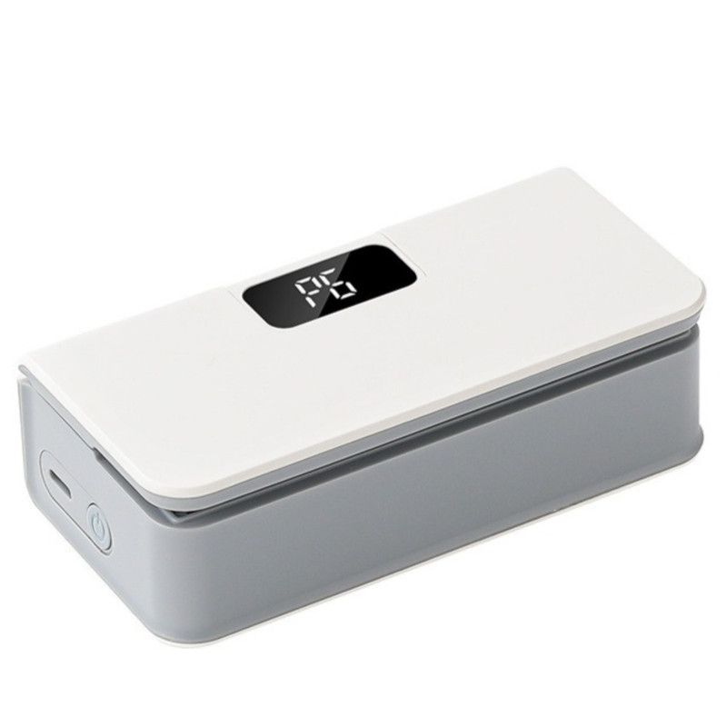Magnetic Rechargeable Sealer, 6-Speed Adjustable Portable Press Sealing Machine for Snack and Coffee—White