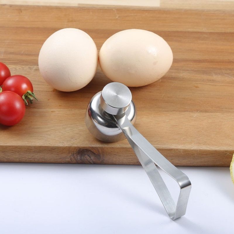 Food Grade Stainless Steel Egg Cutter, Manual Egg Shell Opener For Raw Egg Glutinous Rice Egg, Separator Tool