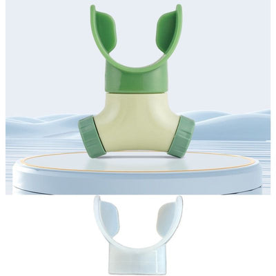 Adjustable Resistance Breathing Trainer, Portable Lung Capacity Exerciser, Respiratory Training Device for Home Use—Green