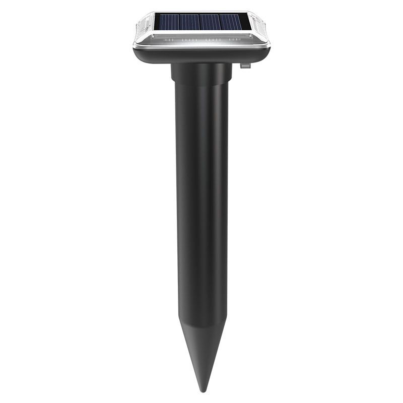 Solar Powered Ultrasonic Animal Repeller Outdoor Ground Stake Mole Possum Fox Cat Dog Deterrent for Garden Lawn Farm Yard