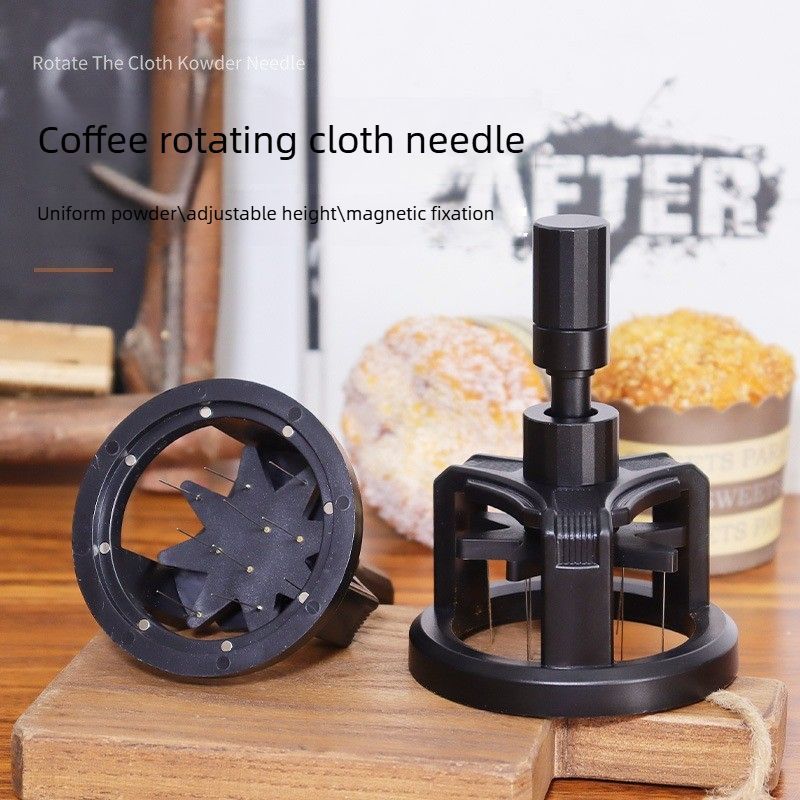 58mm Professional Rotating WDT Coffee Distribution Needle Espresso Powder Leveling Tool for 58mm Portafilter
