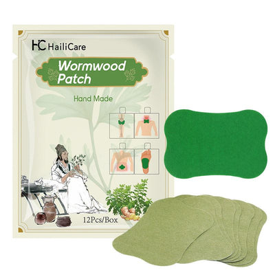 Wormwood Neck Patches Natural Herbal Warm Plaster, Long Lasting Heat Stickers for Neck Shoulder Stiff Relief