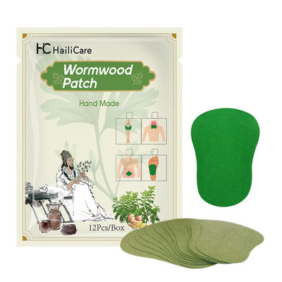 Wormwood Foot Patches Natural Herbal Warm Plaster, Long Lasting Heat Stickers for Foot Sole Relief