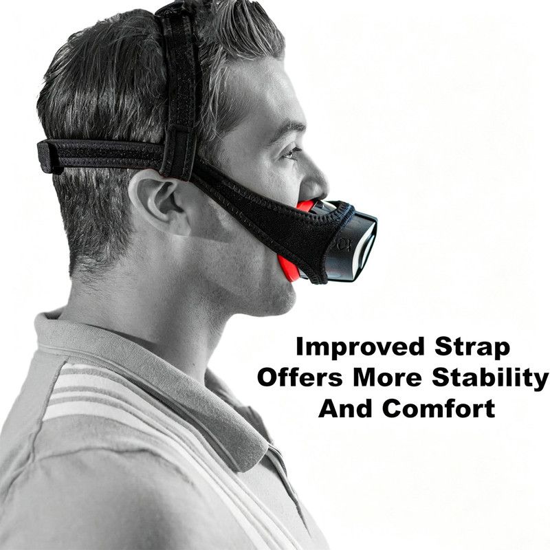 Vocal Stress Relief Mouth Training Device with Adjustable Head Strap, Voice Projection Jaw Posture Corrector, Speech Singing Vocal Training Aid