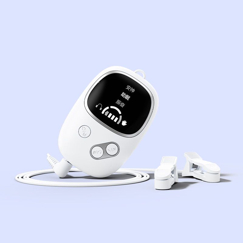 CES Sleep Aid Device Ear Clip & Hand Held Physical Therapy Insomnia Anxiety Relief Sleep Machine Drug Free