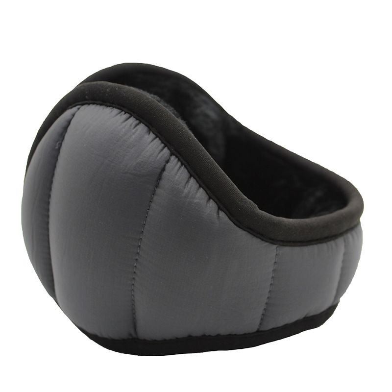 Foldable Windproof Thermal Earmuffs, Water Resistant Warm Ear Warmers for Winter Commuting & Cycling-dark grey