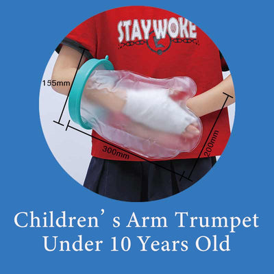 Kids Arm Cast Cover Shower Waterproof Bandage Protector for Children Under 10 Broken Arm Wound Bath Sleeve