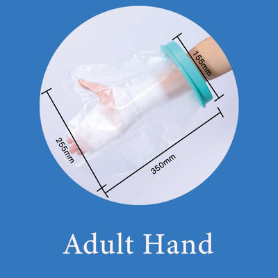 Adult Hand Waterproof Cast Cover Shower Bandage Protector Broken Hand Fingers Wound Bath Sleeve